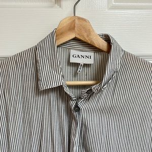 Ganni button up tunic